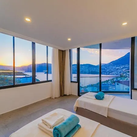 Full Sea View With Pool In Kalkan 3 Apartment Kas