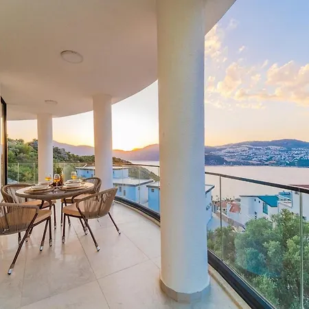 Apartment Full Sea View With Pool In Kalkan 3 *