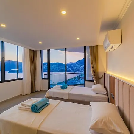 Full Sea View With Pool In Kalkan 3 * Kas