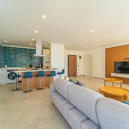 Full Sea View With Pool In Kalkan 3 Apartment *