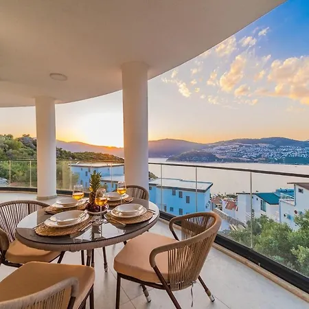 Apartment Full Sea View With Pool In Kalkan 3 Kas
